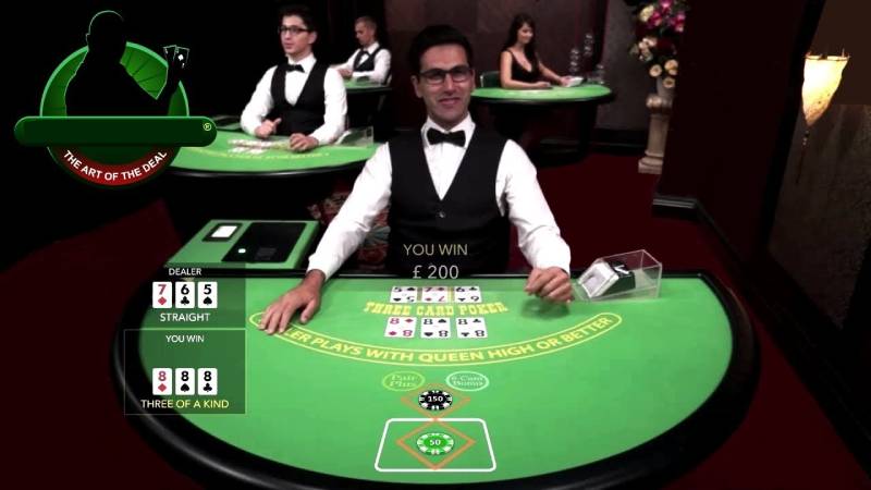 Cách vận hành cơ bản của Three Card Poker