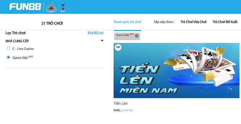 Cách tham gia bài tiến lên miền Nam tại Fun88