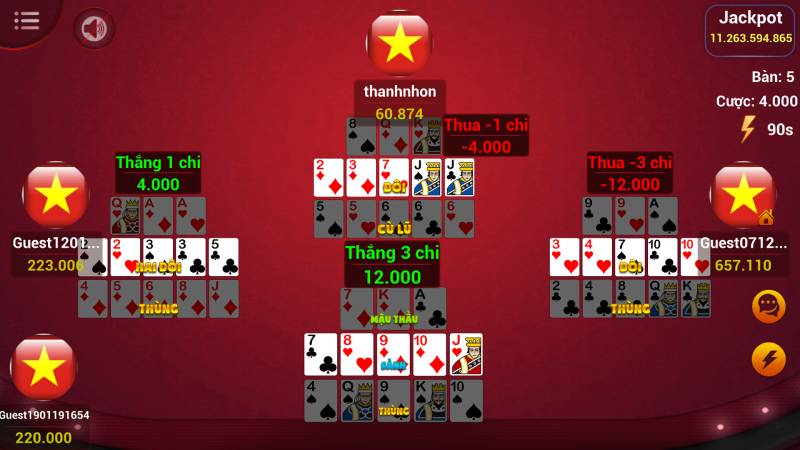 Những sai lầm thường gặp khi xếp bài Mậu Binh tại acb8